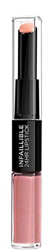L'Oreal Paris Infallible Lipstick 111 Permanent Blush/Liquid Lipstick for 24 Hours Full Lips with Moisturising Lip Care - Balm Pack of 1