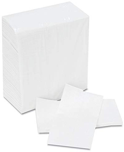 Boardwalk BWK8302 Hochgefaltete Spenderservietten, 30,5 x 17,8 cm, Weiß, 500 Stück pro Packung, 20 Packungen/Karton