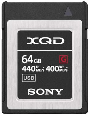 Sony Professional XQD G series 64GB Memory Card (QD-G64F/J) Black