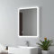 EMKE 450 X 600 mm Backlit Illuminated Bathroom Mirror, Wall Mounted Multifunction Bathroom Vanity Mirror with LED Lights and Demister Pad, Energy-Saving LED Smart Mirrors