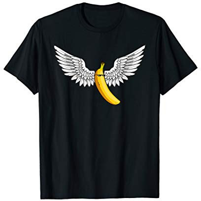 Cool Flying Banana Banana Banana Tattoo Banane für die Waage T-Shirt