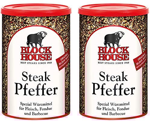 Block House Steak Pfeffer 200g Dose, 2er Pack (2 x 200 g)