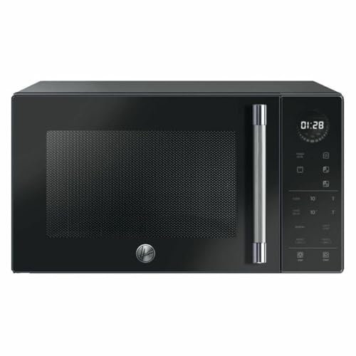 Hoover Chefvolution H5MG25STB – Microonde con grill, 25 litri, 900 W – 1000 W, 6 livelli di potenza, avvio ritardato, timer, Express cooking, nero