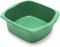 Plastic Large Washing Up Bowl Rectangular Kitchen Basin Sink 9.5 Litre (Jade Green)