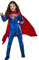 Rubies Supergirl Deluxe Kostüm für Mädchen, digital bedruckter Jumpsuit und Umhang, offizielle DC Comics für Karneval, Halloween, Geburtstag und Weihnachten, M
