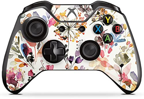 DeinDesign Skin kompatibel mit Microsoft Xbox One Controller Folie Sticker Blume Muster Pastell