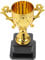CLISPEED Trophy Cup Golden Football Trophy Mini Awards, Plastic Small Trophy for Spring Festival Carnival Sports Football Basketball Rugby Competitions Winning Prizes (14.3cm/ 5.6inch)