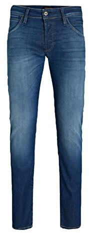 JACK & JONES Herren Jeans JJIGLENN JJFOX JOS 855 80SPS - Slim Fit - Blue Denim