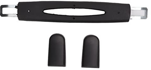 Luqeeg Gepäckgriff, Koffergriff, Ersatzteile, Gepäckhandhalter, 9,2 Zoll, Flexibler Ersatz-Kunststoff-Tragegurt, Zuggriff, Ersatz für Koffer, Koffer, Schwarz