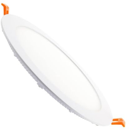 LEDKIA LIGHTING - LED Einbaustrahler Rund SuperSlim | 18W | 1400 lm Lichtstrom | 205 mm Ausschnitt | 120º Abstrahlwinkel | Aluminium, 5000K Kaltweiß
