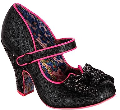 Irregular Choice Femme Fancy That Escarpins, Noir/Rose, 36 EU