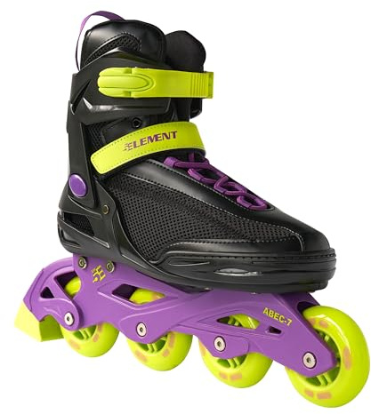 Panther XT Roller Blade Inline Skates for Men with Ankle Support, Adjustable Strap, 82mm Wheels and Soft Boot Fit for Skating, Roller Derby, Street Hockey (10.0-Retro Black)