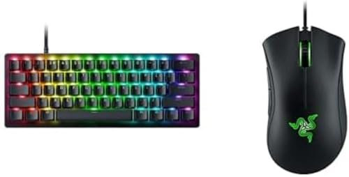 Razer Huntsman V3 Pro Mini - UK Layout + PBT Keycap Upgrade Set - Classic Black - US/UK