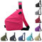 Anti Diebstahl Tasche Damen Diebstahlsichere Reisetasche Tasche Diebstahlsicher Brusttasche Sichere Tasche Anti Theft Travel Bag Flex Tasche Umhängetasche Bodybag Rechtshänder (Pink)
