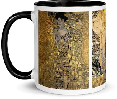Tasse Gustave Klimt Jugendstil Malerei Dekoration Baum Leben Kuss Judith Holopherne Portrait Bloch-Bauer Tod Leben (Der Kuss)