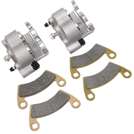 1 Pair Front Brake Calipers with Brake Pads 1911284 Replacement for Polaris Ranger 500, 570, 700, 800, 900, 902D, 1000 HST Guaranteed Improved Braking Performance