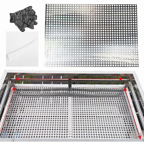 Katzennetz für Balkon Dicker Edelstahl, Balkonnetz für Katzen, Geländer Garten Auslaufsicheres Mesh-Pad, Anti-Fall/Anti-Diebstahl Zaunnetz, Metallgewebe Blatt Bildschirm ( Größe : 30cmx30cm , Farbe :