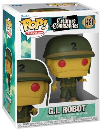 Funko Pop! TV: Creature Commandos S1 – G.I Robot - DC Comics- Vinyl-Sammelfigur - Geschenkidee - Offizielle Handelswaren - Spielzeug Für Kinder und Erwachsene - Comic Books Fans