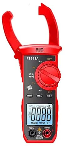 Bexdug Digitales Zangenmessgerät, Zangenmultimeter - Strommesszange, AC/DC-Zangenmessgerät,Voltmeter und Multimeter, Spannungsmessgerät mit niedriger Impedanz für Kraftfahrzeuge