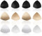 FUIPVGI 6 Paia Imbottitura Reggiseno,Inserti per Reggiseno,Reggiseni Push-up Staccabili,Coppe per Reggiseni Triangolare Traspiranti della Imbottitura per Bikini e Costumi da Bagno (Multicolore)