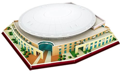 Habarri - Toyota Center Puzzle 3D - 3D Puzzle-Stadion - 3D Basketballstadion für Kinder und Erwachsene - Basketball Stadion Modell - Modellbau - 61 Elemente