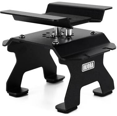 INJORA RC Car Stand with Shock Holder Aluminum 80g for SCX24 TRX4M 1/24 1/18 RC Crawler Upgrade