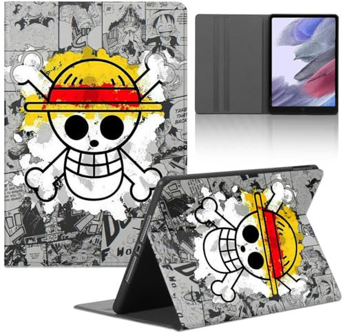 Custodia Cover per Lenovo Tab P12 12,7 12,7'' Anime Gear 5 Squelette Tablet con Supporto Protettiva Multi-Angoli Regolabile Soft Sottile Antiurto Holder Flip in pelle PU
