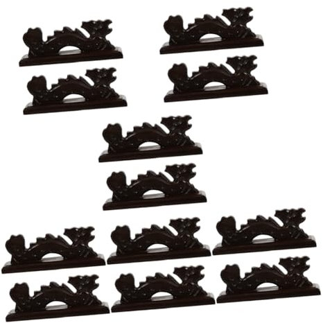 EXCEART 6 Ensembles Porte-plume Journal Porte-stylo Multifonctionnel Artisanat Rangement Pinceaux Support Balais Ornement De Bureau Décoration Intérieure En Bois 2 Pièces * 6