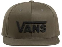 Vans Erwachsene Drop V ll Snapback Flat Peak Baseball Cap - Loden Green, Balled Blue, Einheitsgröße
