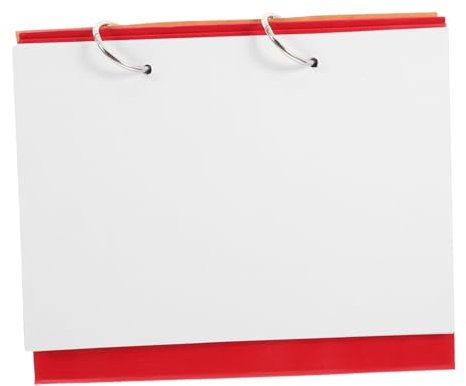 HOMSFOU Tischkalender Mit Leeren Kalenderblättern Diy Selbst Gestalten Minikalender Fester Kalender Nachfüllbares Papier Tischkalender Für Schreibtisch