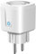 ZenGO Prise connectée WiFi, 20A Type E/F, Suivi de consommation, Contrôle à Distance, Compatible Alexa, Google Home, SmartLife et Tuya