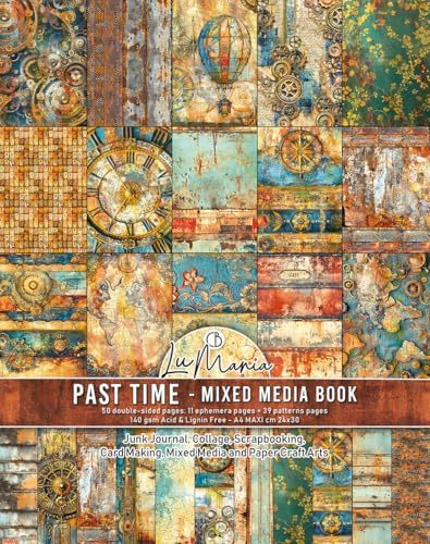 Ciao Bella Mixed Media Book A4 Motivpapier Papier Scrapbooking Grußkarten Geschenkverpackungen Schachteln Papiertüten DIY Past Time