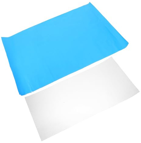 LOLIPPYY 2pcs DIY Simulated Water-ripple Paper for Diorama Model Water Slide Decal Paper for Outdoor Micro Landscape Fake River Pad for Beach Pool Birthday Party Decoration