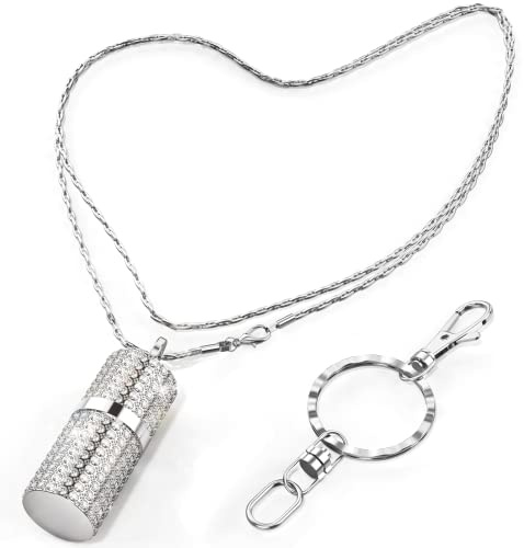 Silver Bling Diamant Clé USB 64 Go Clé USB 64 Go USB 3.0 Clé USB 3.0 Clé USB Métal Mignon Stockage de Données pour Tablette, PC Cadeau Créatif pour Ami, École, Enfant de Kepmem