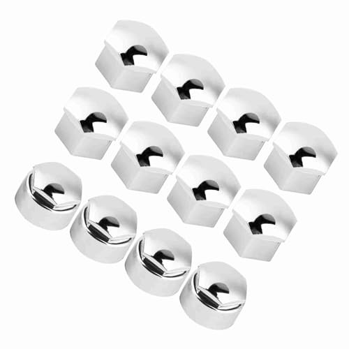 TIKATARER Lot de 20 Cache-Jantes d'écrou de Roue, Capuchon de Protection de Vis de Moyeu Automatique de 17 Mm, Cache-vis de sécurité Rond Antivol avec Un Design Durable, Idéal pour la Protection