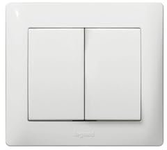 Legrand Interrupteur à bascule Serien Galea, blanc, 777012