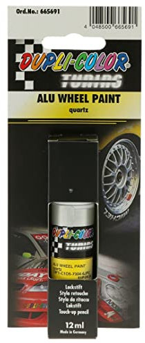Duplicolor 665691 Tuning Stylo de Retouche Peinture Alu Wheel Paint Quartz, 12 ML