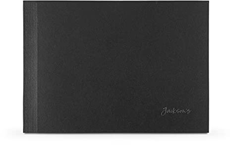 Watercolour Postcard Pad Slate Blue : Black Tape : Black Blocking