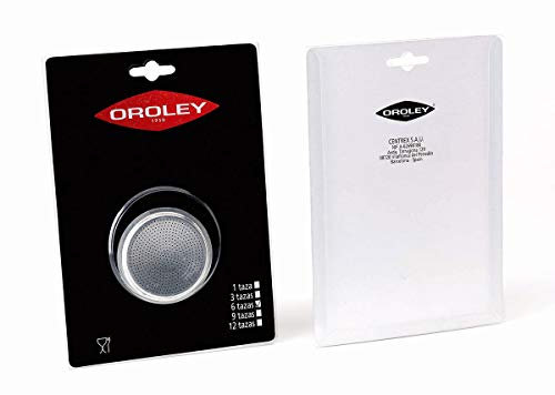 Oroley - Recambio Filtro Cafetera de Aluminio, 6 Tazas