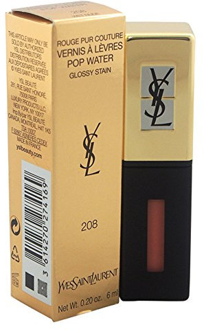 Yves Saint Laurent Rouge Pur Couture Vernis à Lèvres Pop Water 208 Wet Nude 1 St