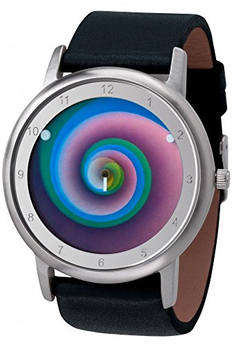 Rainbow e-motion of color Avantgardia Vertigo Unisex Armbanduhr Edelstahlgehäuse