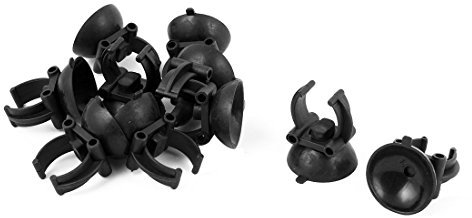 sourcing map L'air Aquarium canalisation chauffage porte-ventouses Pinces Agrafes 33mm Dia 10pcs