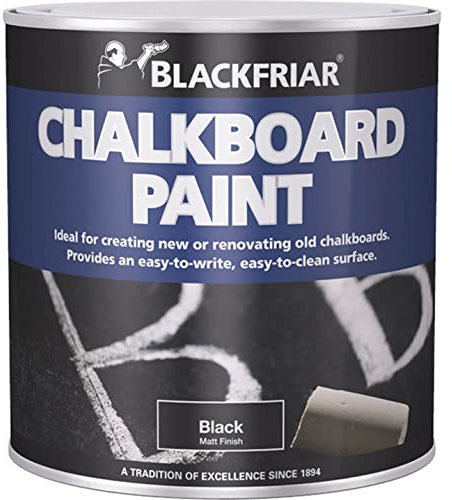 Blackfriar BKFBBP250 Chalkboard Paint 250 ml, Black