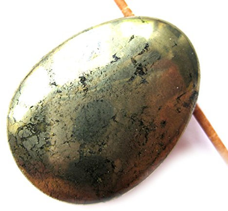 Tropfen gebohrt Pyrit 3 cm