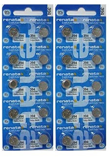 Renata 20 394 Silver Oxide Electronic Zero Mercury Batteries