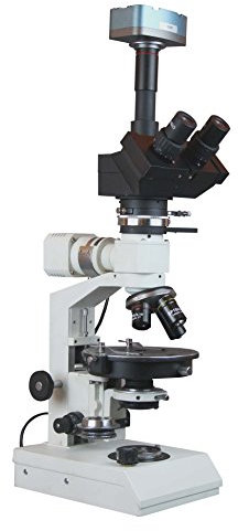 Radical Professional Trinocular Polarizing Ore Reflected Light Microscope W 10Mpix Camera