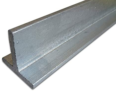 B&T - Profilo a T in acciaio zincato, 30 x 30 x 4 mm, lunghezza 1500 mm +/- 5 mm, S235 (1.0038 ST37), barra T 30, zincata a caldo