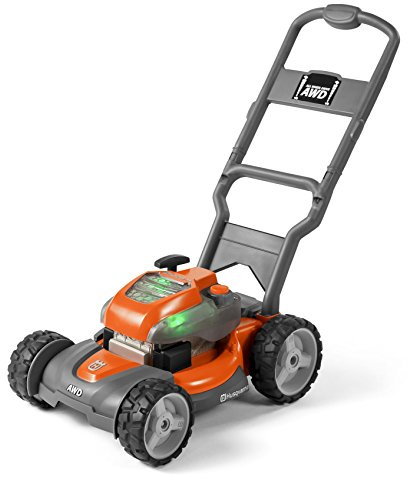 Husqvarna Toy Lawn Mower with Realistic Sounds and Light-Up Engine, Toddler Lawn Mower Toy for Ages 2 and Up