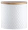 Typhoon Embossed White Bread Bin, 25 cm