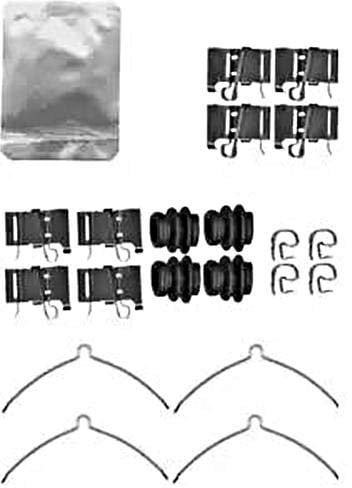 Delphi LX0609 - Accessory Kit, disc brake pad